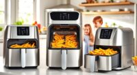 large family air fryers