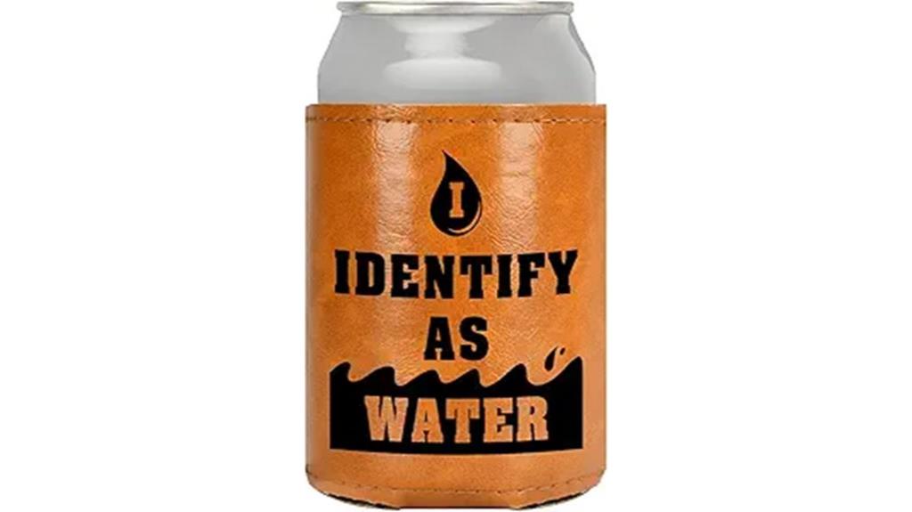 leather cooler gift set