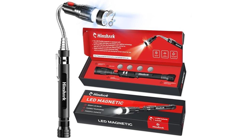 magnetic extendable pickup tools