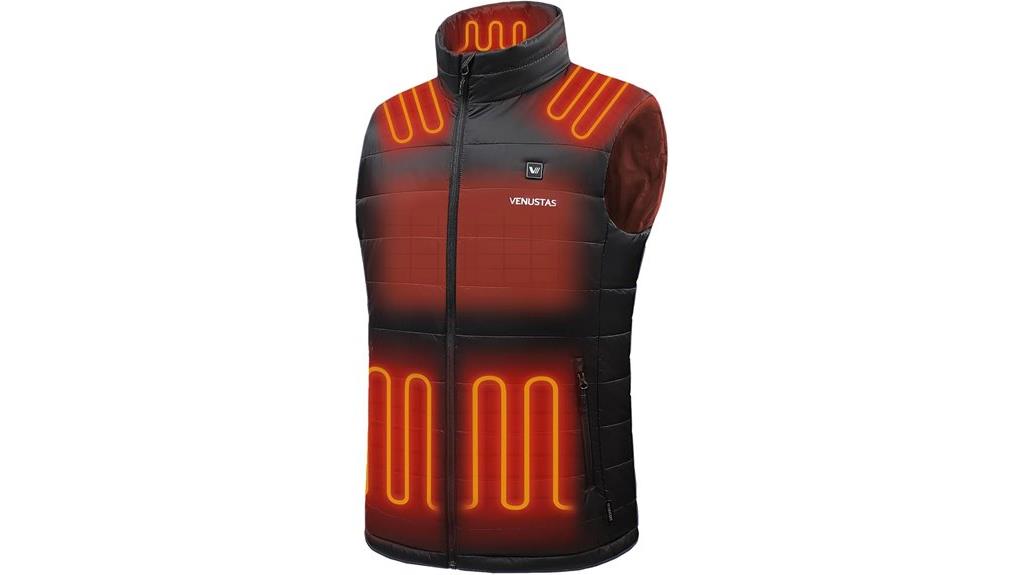 men s battery heated vest