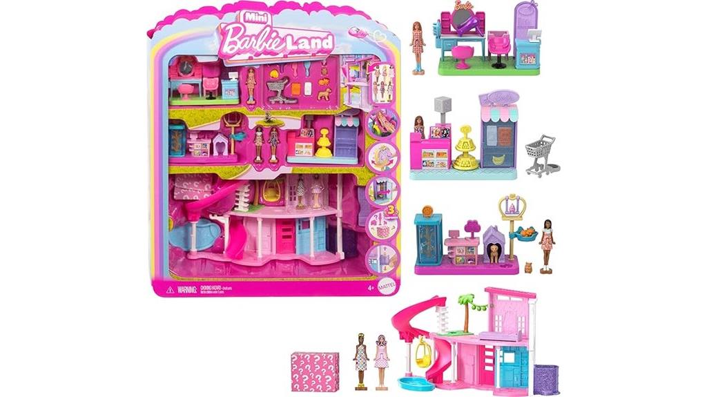 mini barbie land playsets