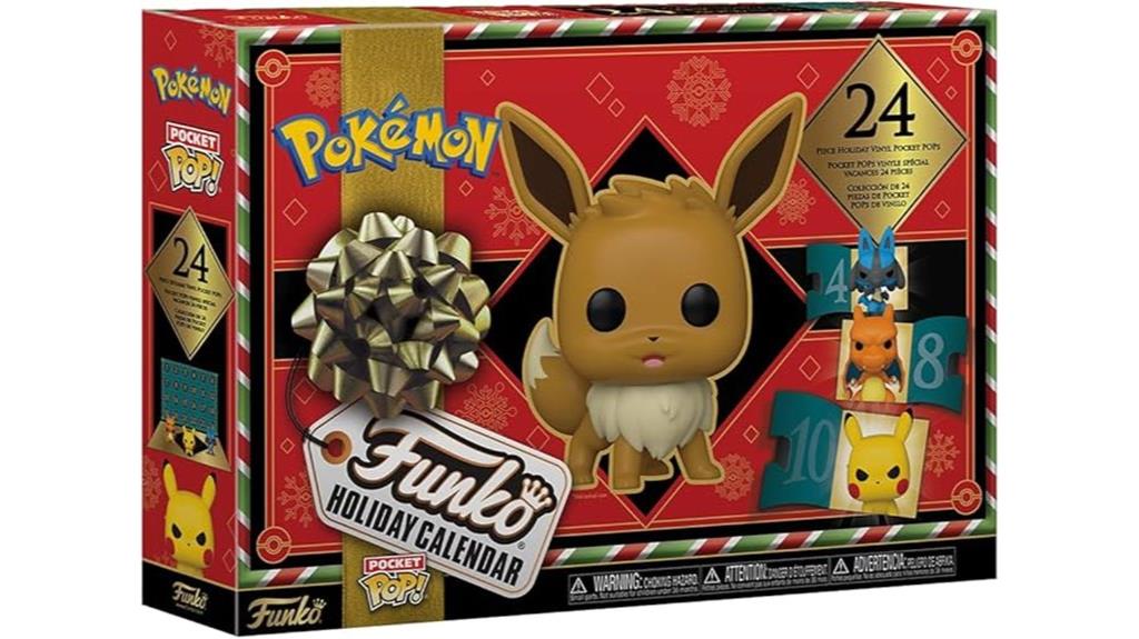 pokemon themed mini figure calendar