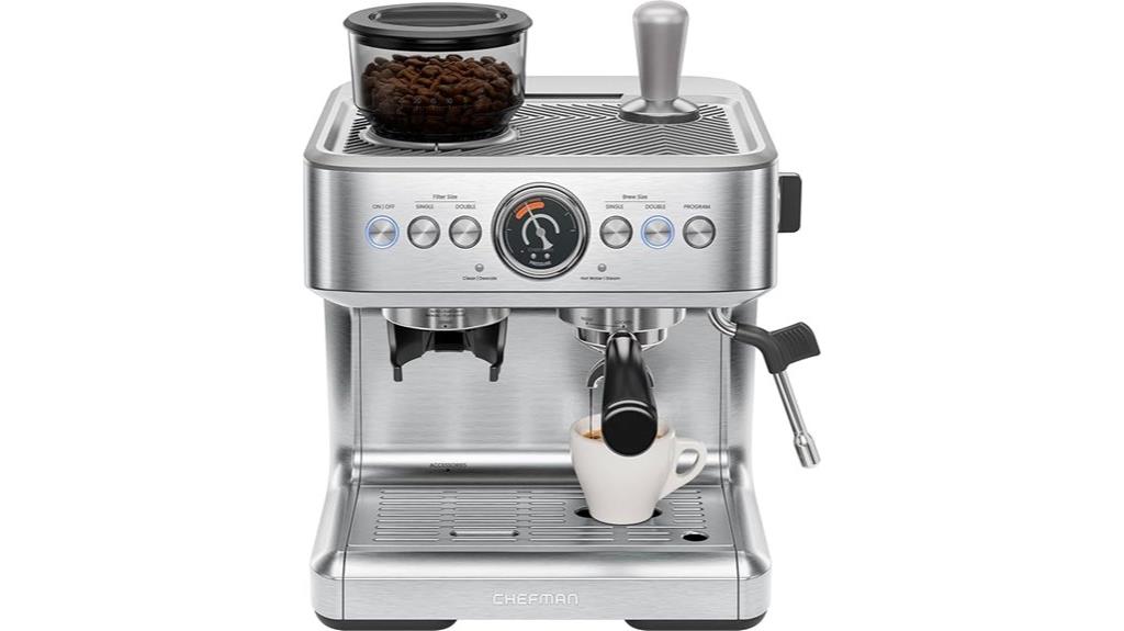 premium espresso with grinder