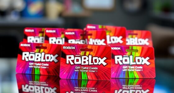 roblox gift card list