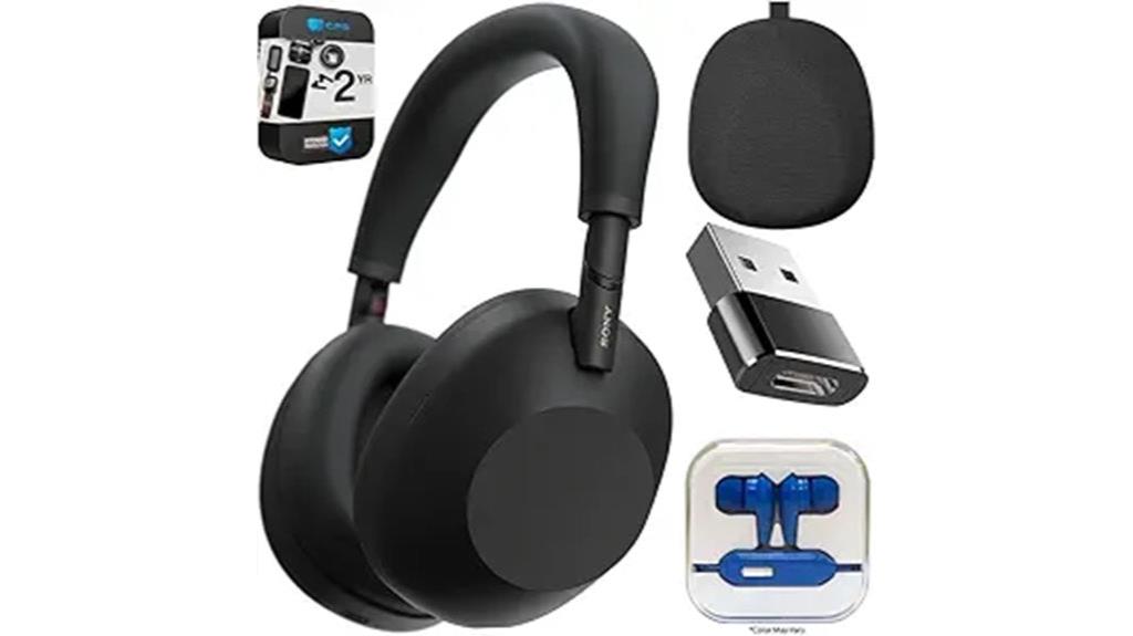 sony noise canceling headphones bundle