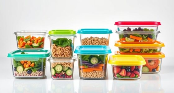 top glass food storage