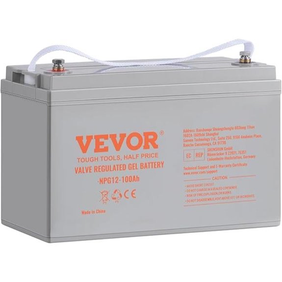 VEVOR 12V 100AH Deep Cycle Marine Battery