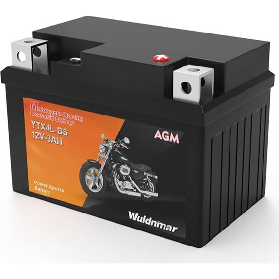 12V 3Ah YTX4L-BS Motorcycle AGM Battery