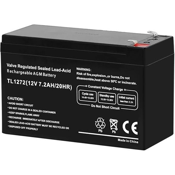 Weize 12V 7AH Rechargeable Lead Acid Battery