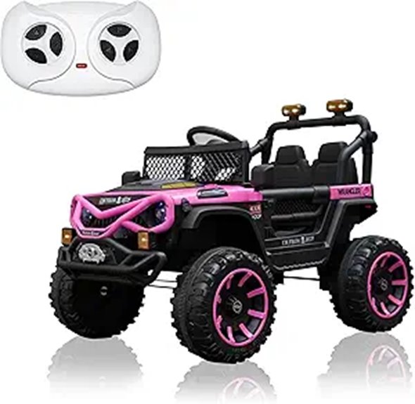 12V Kids Ride-On Jeep with Remote & Bluetooth