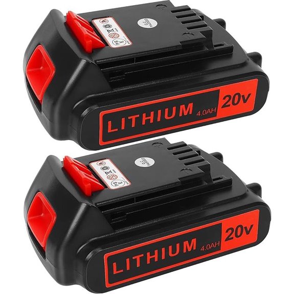 20V BLACK+DECKER Lithium Battery Pack (2 Pack)