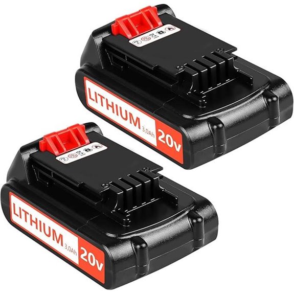 20V Black+Decker Battery Replacement 2-Pack