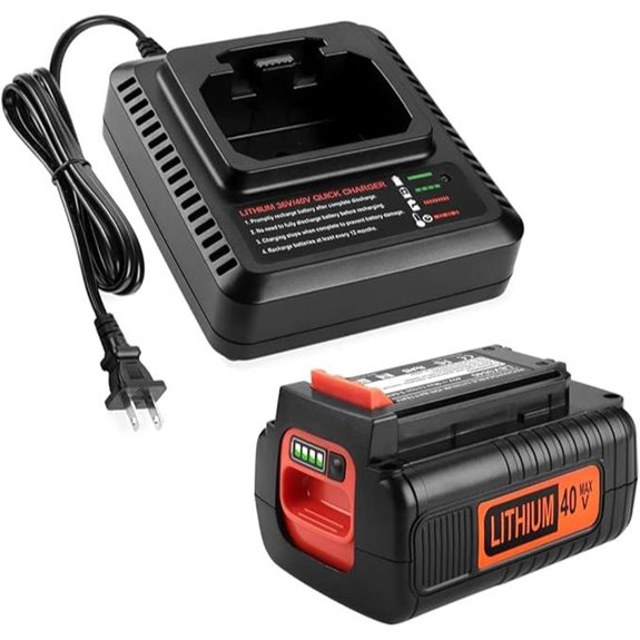 Energup 40V Max Lithium Battery & Fast Charger