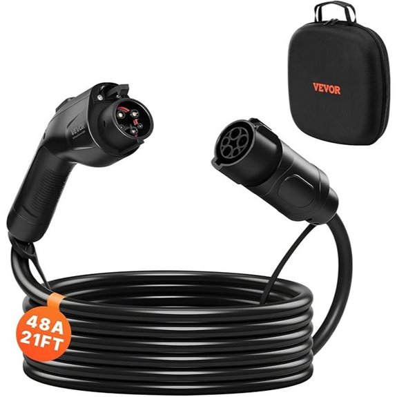 VEVOR 48A EV Charging Extension Cord with Carrying Bag