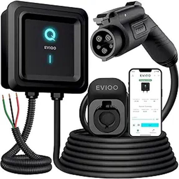 EVIQO Level 2 EV Charger 48A Wall Station