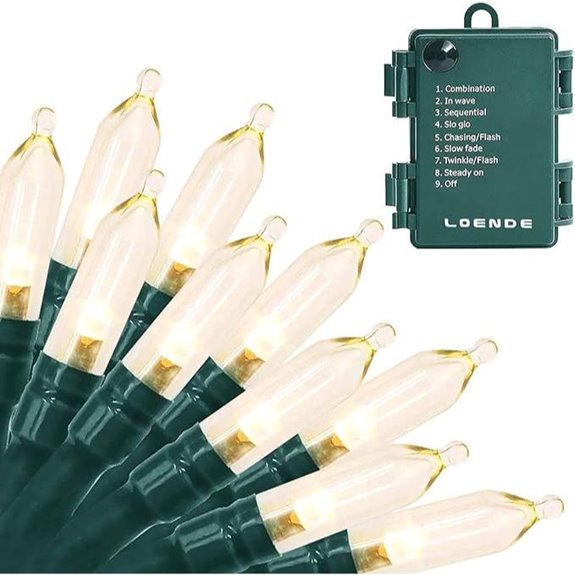 18ft 50 LED Battery-Operated Christmas Lights