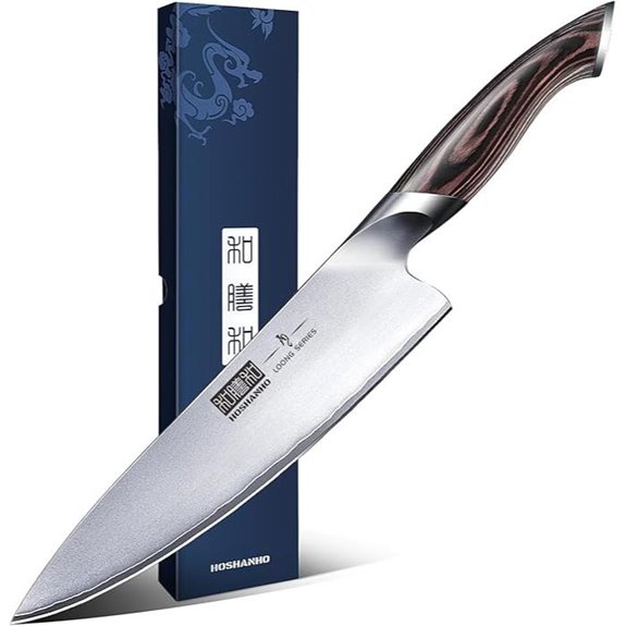 HOSHANHO 8-Inch High Carbon Steel Chef’s Knife