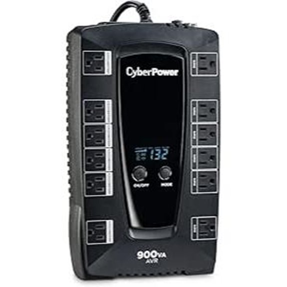 CyberPower 900VA LCD UPS with 12 Outlets
