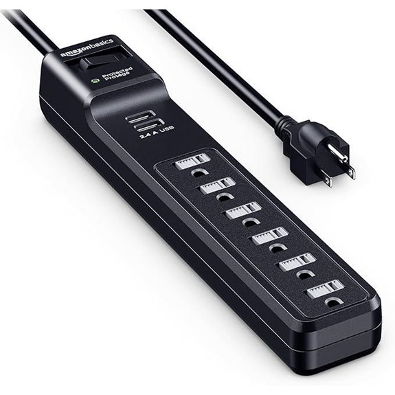 Amazon Basics Surge Protector Power Strip with USB
