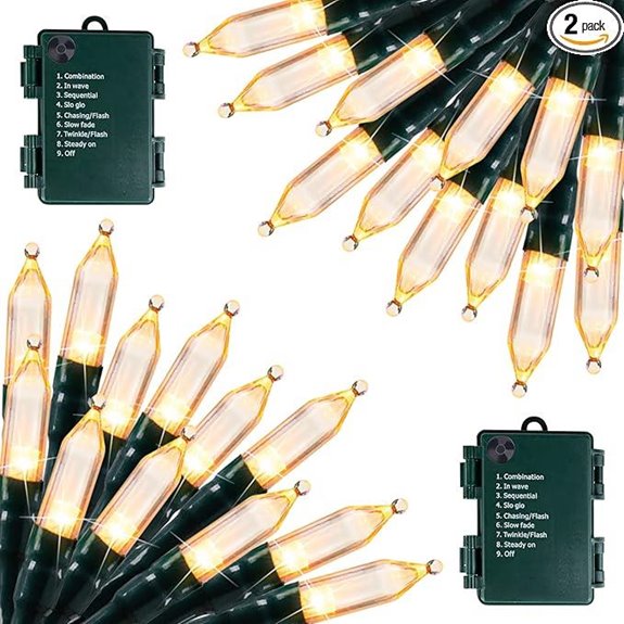 Brightown 18ft Battery-Operated Christmas LED String Lights