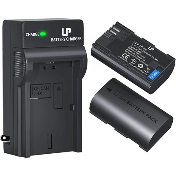 LP-E6/N Batteries & Charger Pack for Canon Cameras