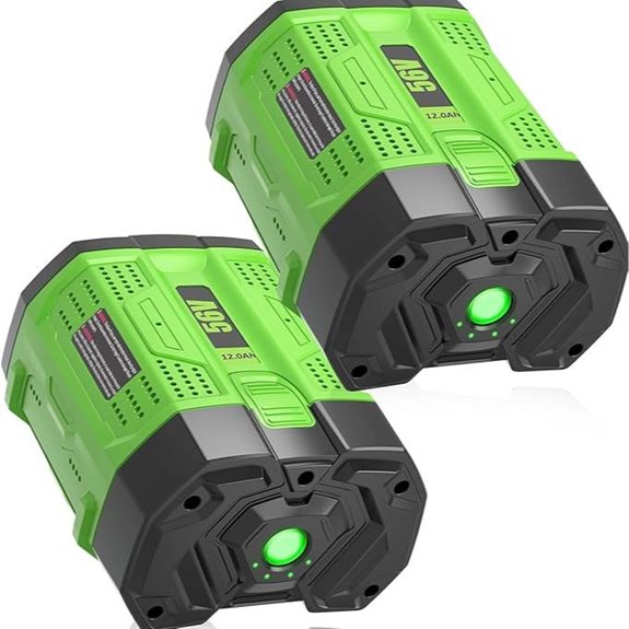 2-Pack 12000mAh EGO 56V Lithium Battery Replacement
