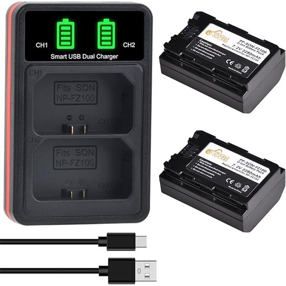 Pickle Power NP-FZ100 Dual Battery Charger