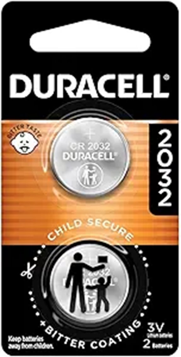 Duracell 2032 Lithium Batteries (2-Pack) for AirTag