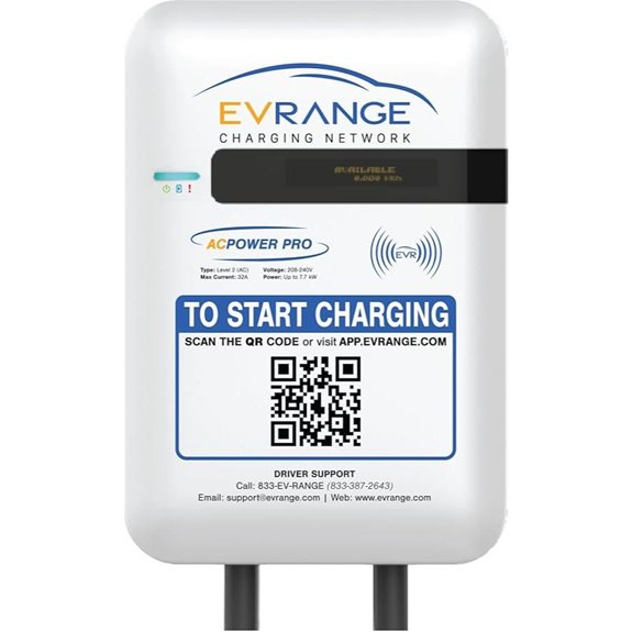 Commercial EV Charging Station with Driver Pay App