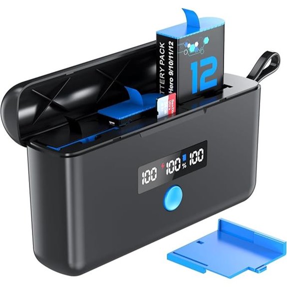 GoPro Battery Charger with SD Card & Power Read