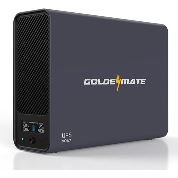 GoldenMate 1000VA Lithium UPS Backup & Surge Protector