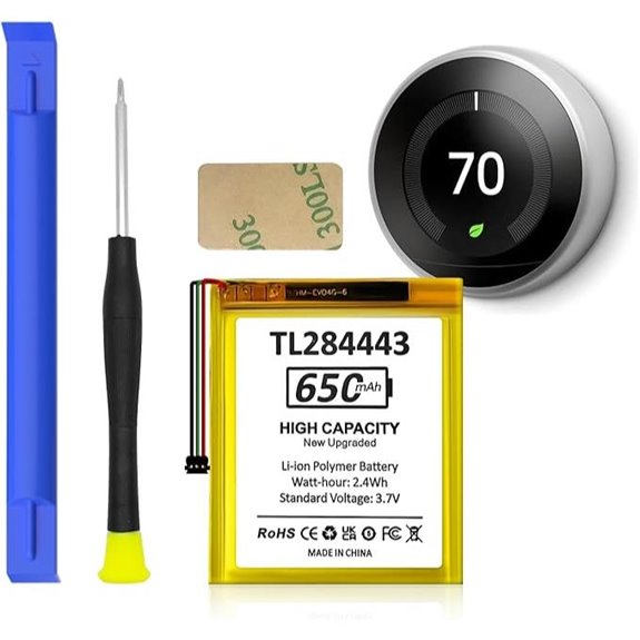 High Capacity Battery for Nest Thermostat (650mAh)
