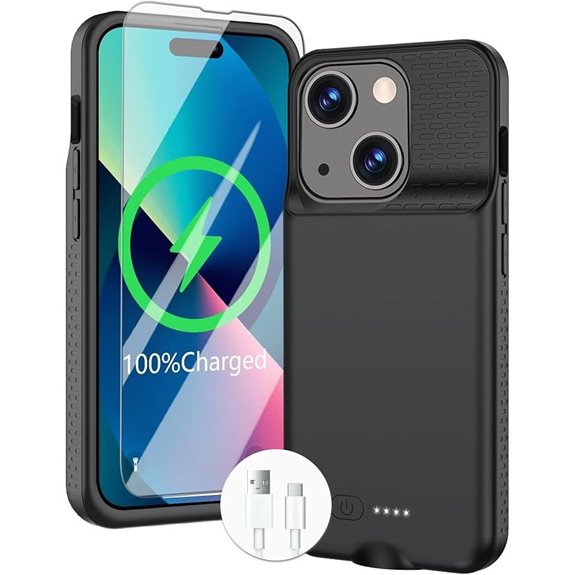 GIN FOXI iPhone 15/15 Pro Battery Case with Charger