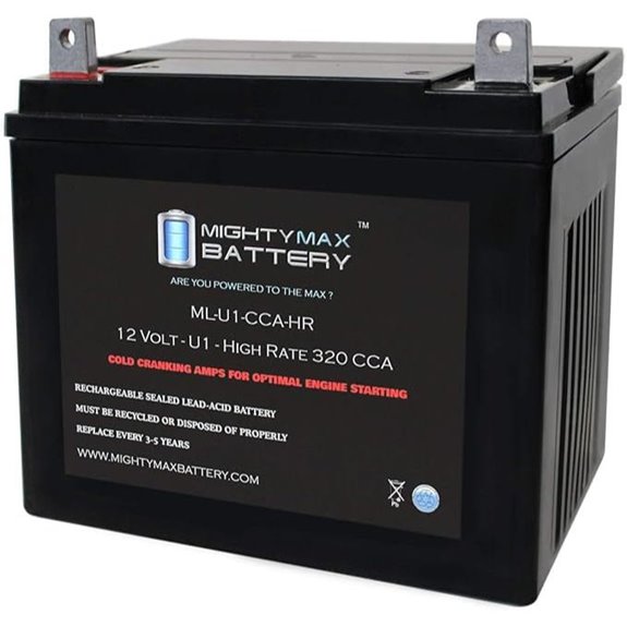 Mighty Max 12V 320CCA Battery for John Deere X320