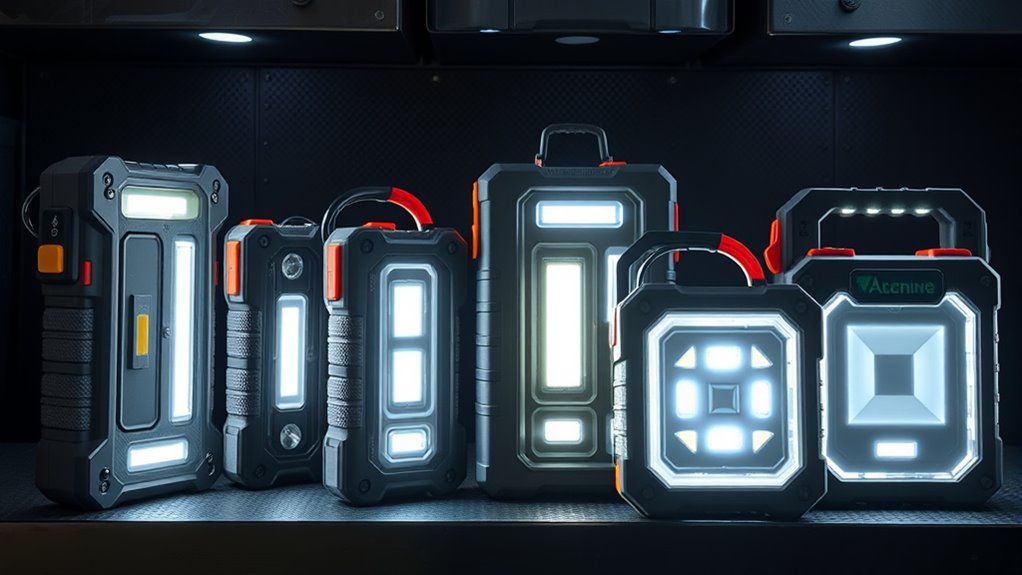 key emergency light features