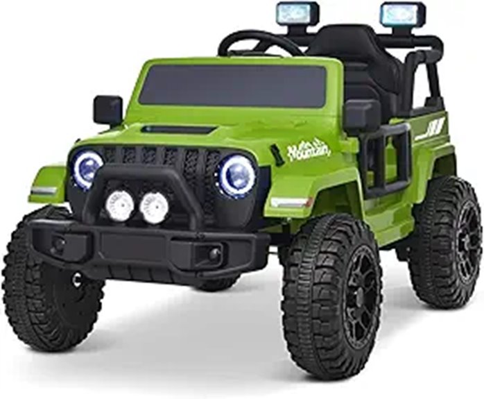 Joywhale 12V Kids Ride-On Truck with Remote and Lights