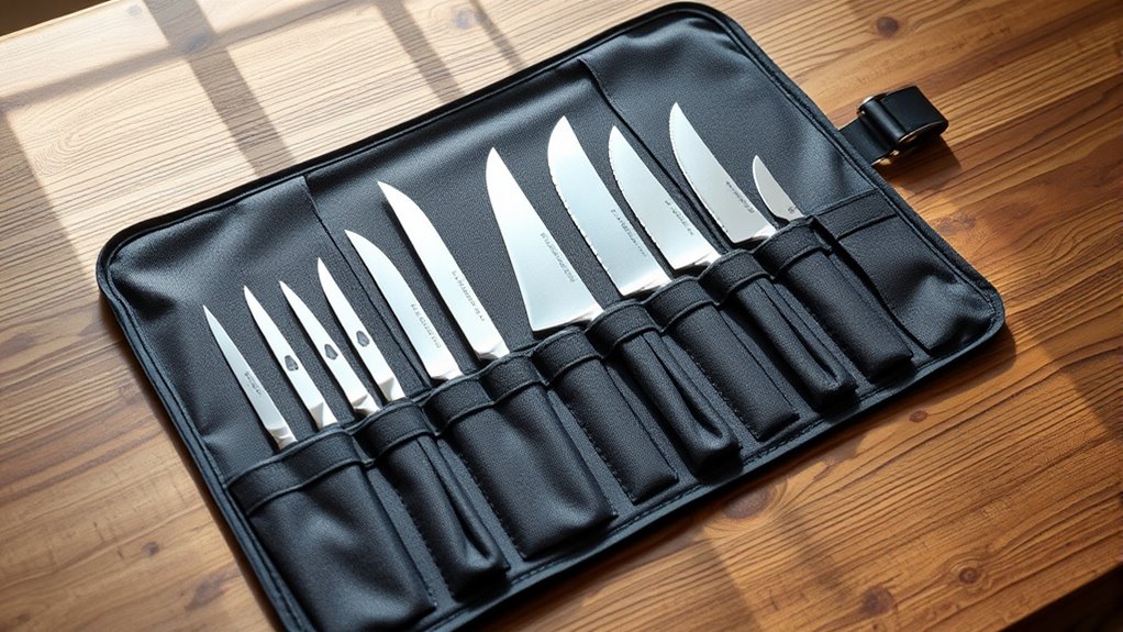 knife roll selection criteria