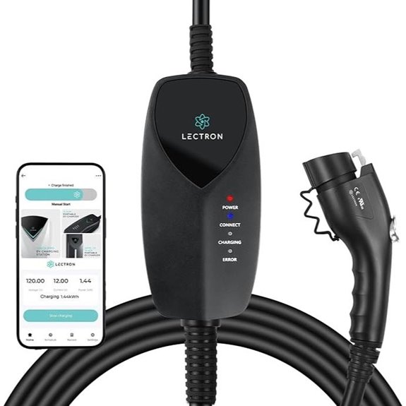 Lectron Level 1 J1772 EV Charger with WiFi