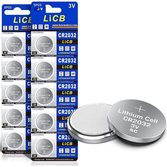 LiCB CR2032 3V Lithium Battery(10-Pack)
