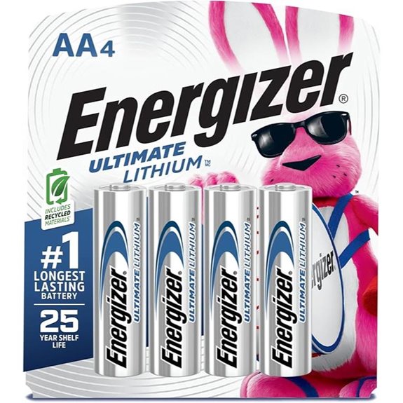 Energizer Lithium AA Batteries (4 Pack)