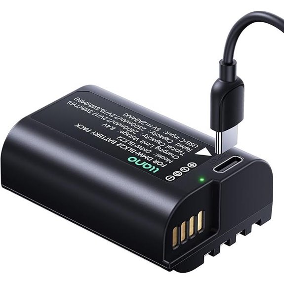 Llano 2400mAh USB-C Battery for Panasonic Lumix Cameras