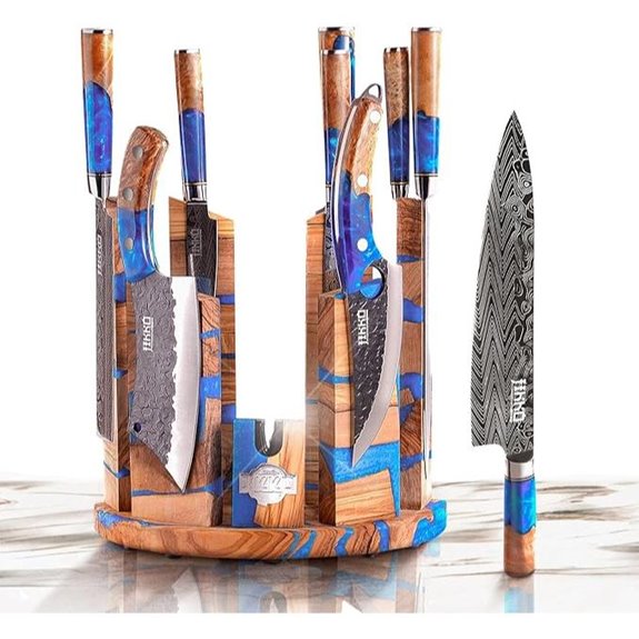 Jikko 9-Piece Magnetic Japanese Knife Set