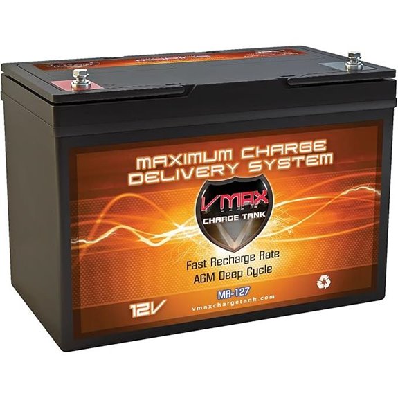 VMAX MR127 12V 100Ah AGM Marine Deep Cycle Battery