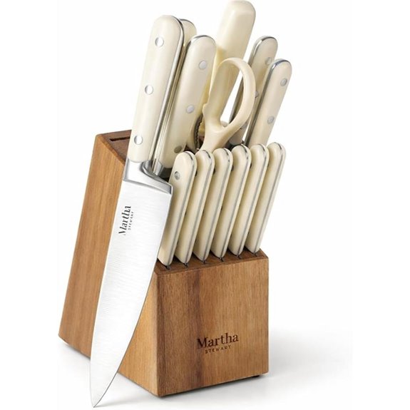 Martha Stewart Eastwalk 14-Piece Stainless Steel Knife Set