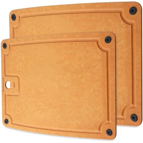 2-Pack Non-Slip Double-Sided Kitchen Cutting Boards