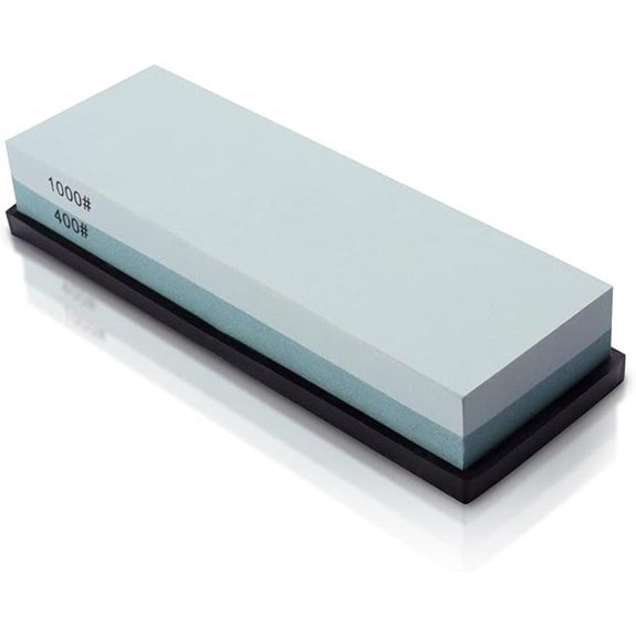 Knife Sharpening Stone with Non-slip Base