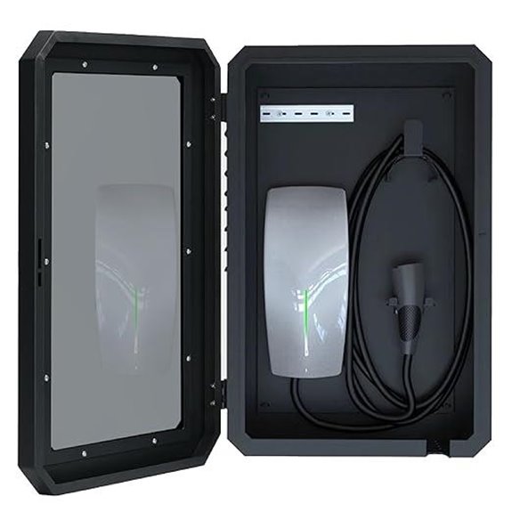 EV Charger Outdoor Enclosure with Lock Box