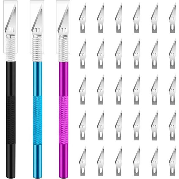 Exacto Knife Set with Blades for Crafts and Hobby