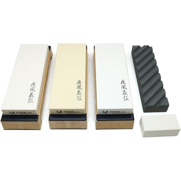 Yoshihiro Professional Whetstone Knife Sharpener Set
