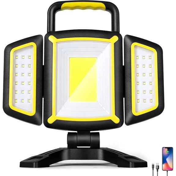 Yzoni Rechargeable 30W LED Work Light with Magnet
